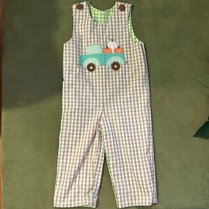 Shrimp and grits Longalls - reversible, 3T